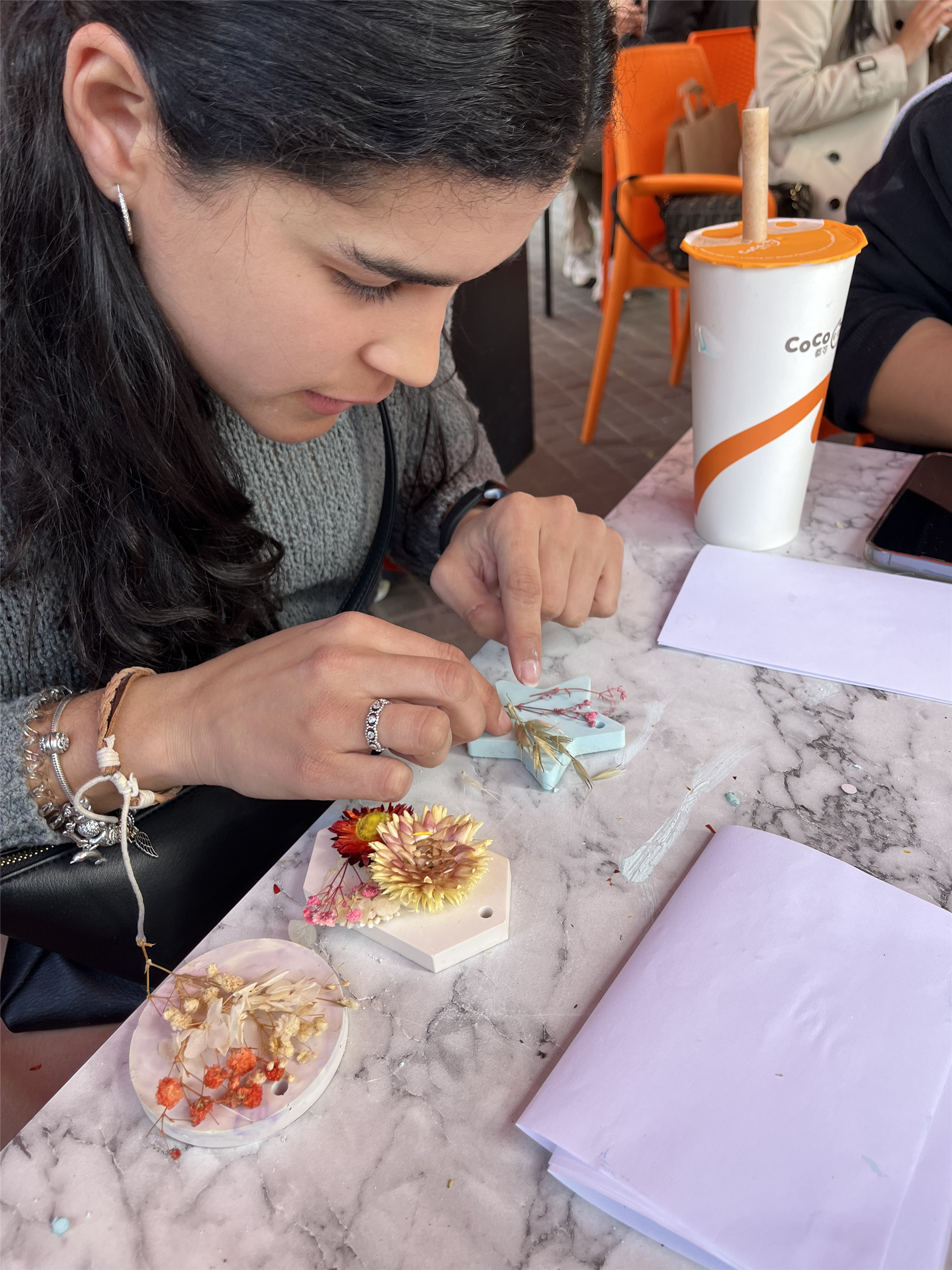 CoCo eco workshop Barcelona- aroma stones 